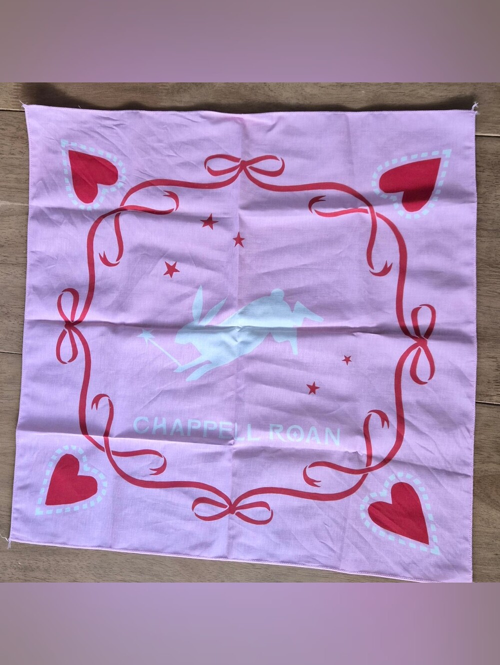 Chappell Roan "Wand And A Rabbit" Pink Bandana
